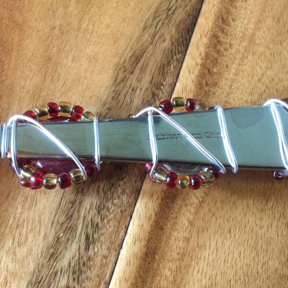 ✔️ Stainless Steel Beaded Dessert Server - Picture 4 of 6